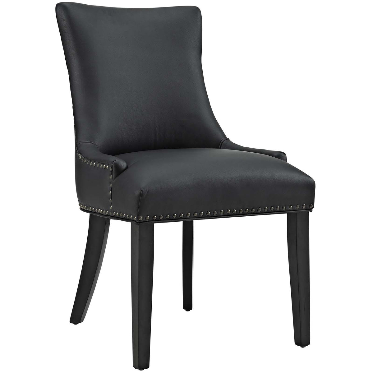 Modway Furniture Modern Marquis Dining Chair Faux Leather Set of 2 - EEI-3498