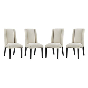 Modway Furniture Modern Baron Dining Chair Fabric Set of 4 - EEI-3503