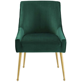 Modway Furniture Modern Discern Pleated Back Upholstered Performance Velvet Dining Chair - EEI-3509