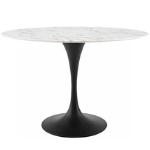 Modway Furniture Modern Lippa 48" Oval Artificial Marble Dining Table - EEI-3518