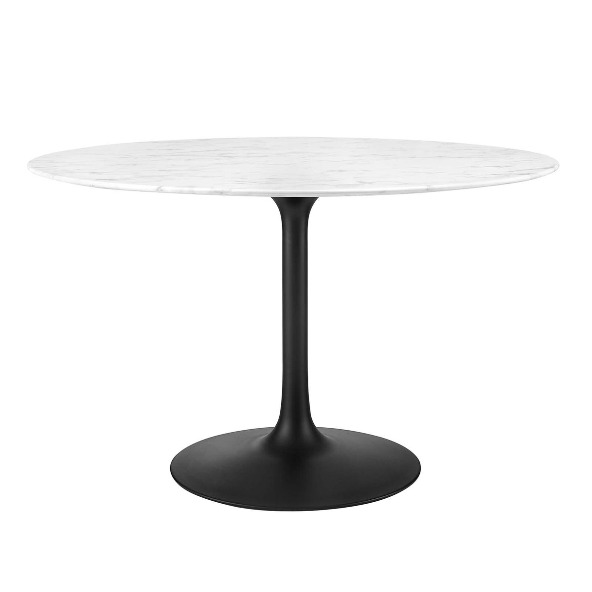 Modway Furniture Modern Lippa 47" Round Artificial Marble Dining Table - EEI-3527