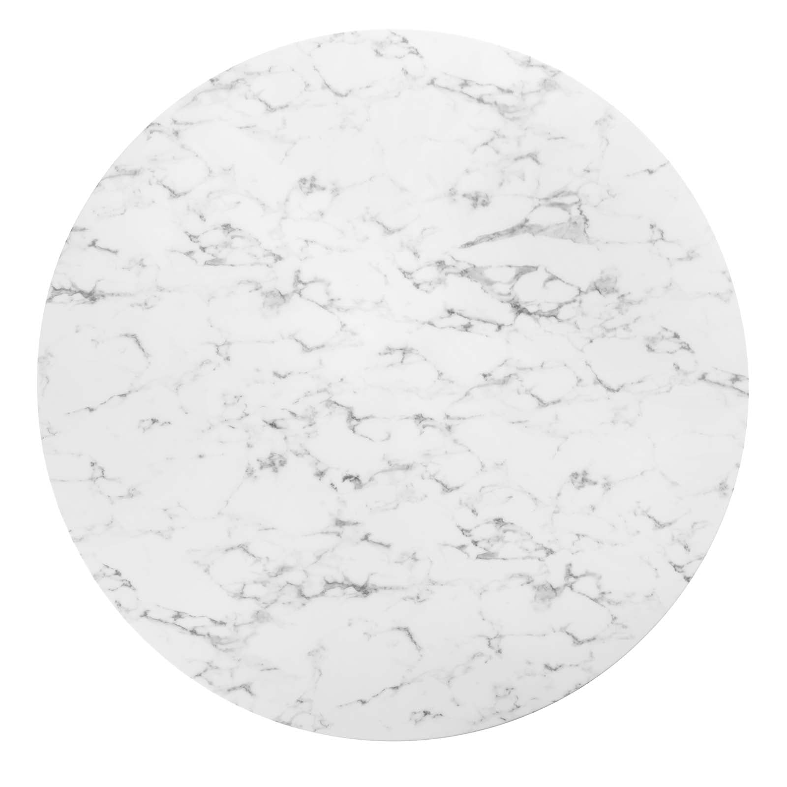 Modway Furniture Modern Lippa 60" Round Artificial Marble Dining Table - EEI-3529