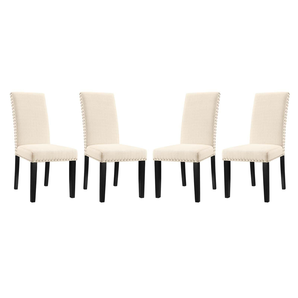 Modway Furniture Modern Parcel Dining Side Chair Fabric Set of 4 - EEI-3552