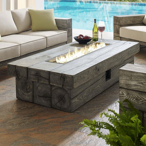 Modway Furniture Modern Manteo 70" Rectangular Outdoor Patio Fire Pit Table - EEI-3563