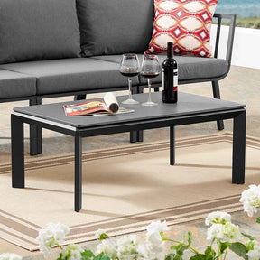 Modway Furniture Modern Riverside Aluminum Outdoor Patio Coffee Table - EEI-3570