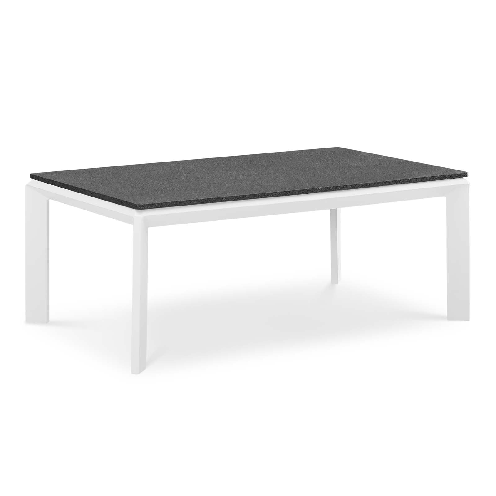 Modway Furniture Modern Riverside Aluminum Outdoor Patio Coffee Table - EEI-3570