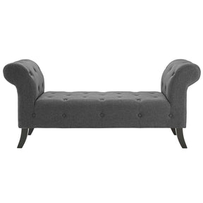 Modway Furniture Modern Evince Button Tufted Accent Upholstered Fabric Bench - EEI-3578