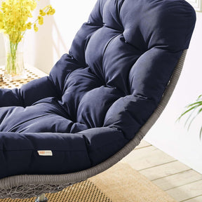Modway Furniture Modern Brighton Wicker Rattan Outdoor Patio Swivel Lounge Chair - EEI-3616