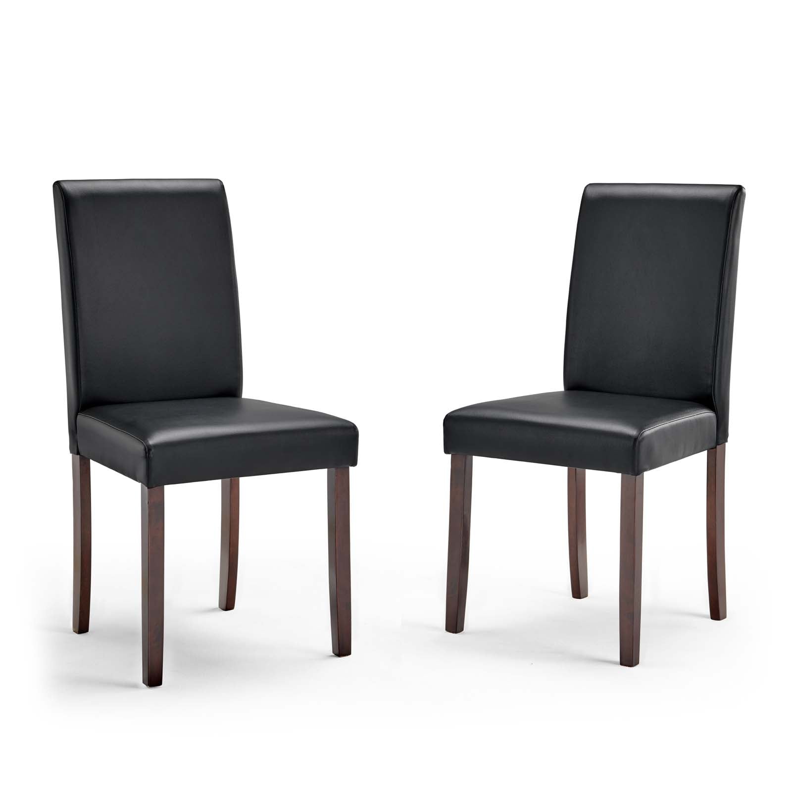Modway Furniture Modern Prosper Faux Leather Dining Side Chair Set of 2 - EEI-3617