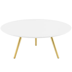 Modway Furniture Modern Lippa 36" Round Wood Top Coffee Table with Tripod Base - EEI-3663