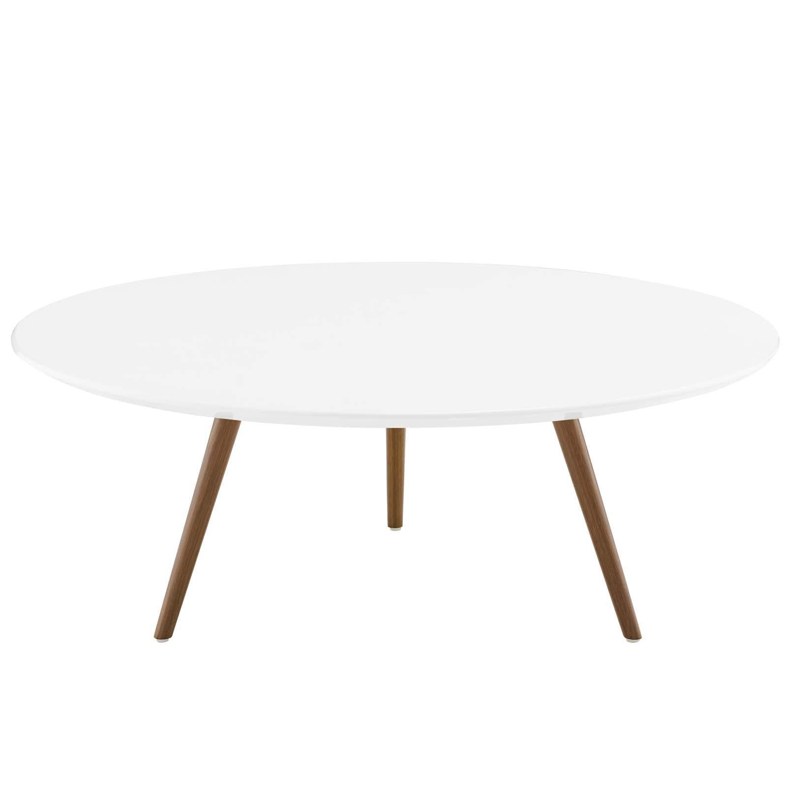Modway Furniture Modern Lippa 40" Round Wood Top Coffee Table with Tripod Base - EEI-3666