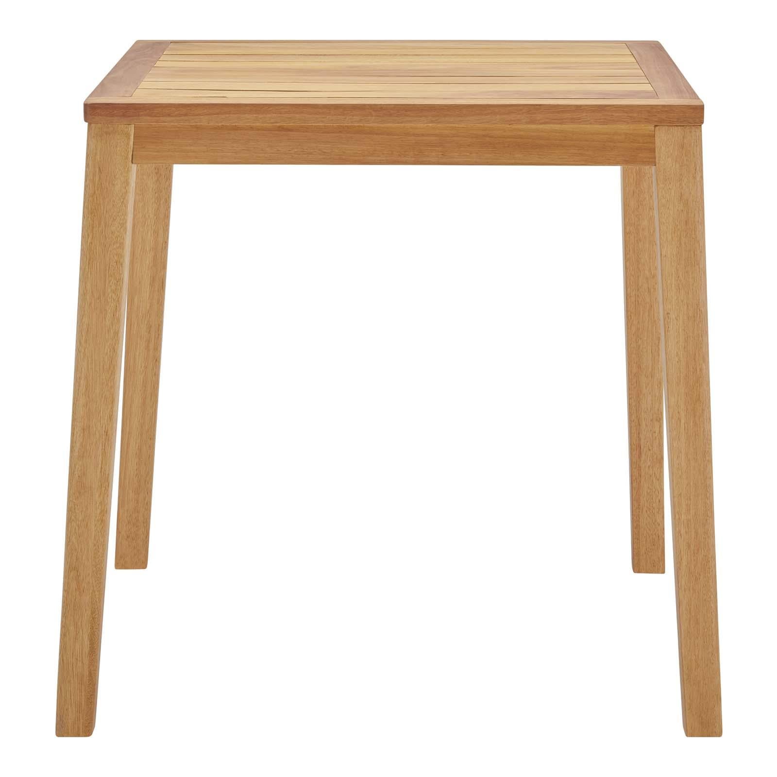 Modway Furniture Modern Portsmouth Karri Wood Outdoor Patio Bar Table - EEI-3690
