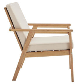 Modway Furniture Modern Vero Ash Wood Outdoor Patio Armchair - EEI-3706