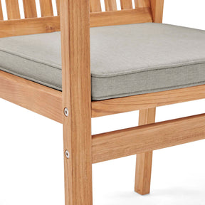 Modway Furniture Modern Farmstay Outdoor Patio Teak Wood Dining Armchair - EEI-3718
