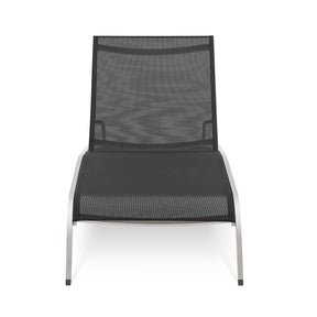 Modway Furniture Modern Savannah Mesh Chaise Outdoor Patio Aluminum Lounge Chair - EEI-3721