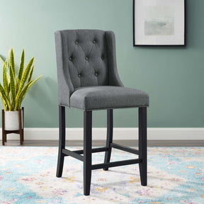 Modway Furniture Modern Baronet Tufted Button Upholstered Fabric Counter Stool - EEI-3739