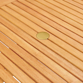 Modway Furniture Modern Hatteras 5 Piece Outdoor Patio Eucalyptus Wood Dining Set - EEI-3753