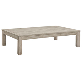 Modway Furniture Modern Wiscasset 4 Piece Outdoor Patio Acacia Wood Set - EEI-3760