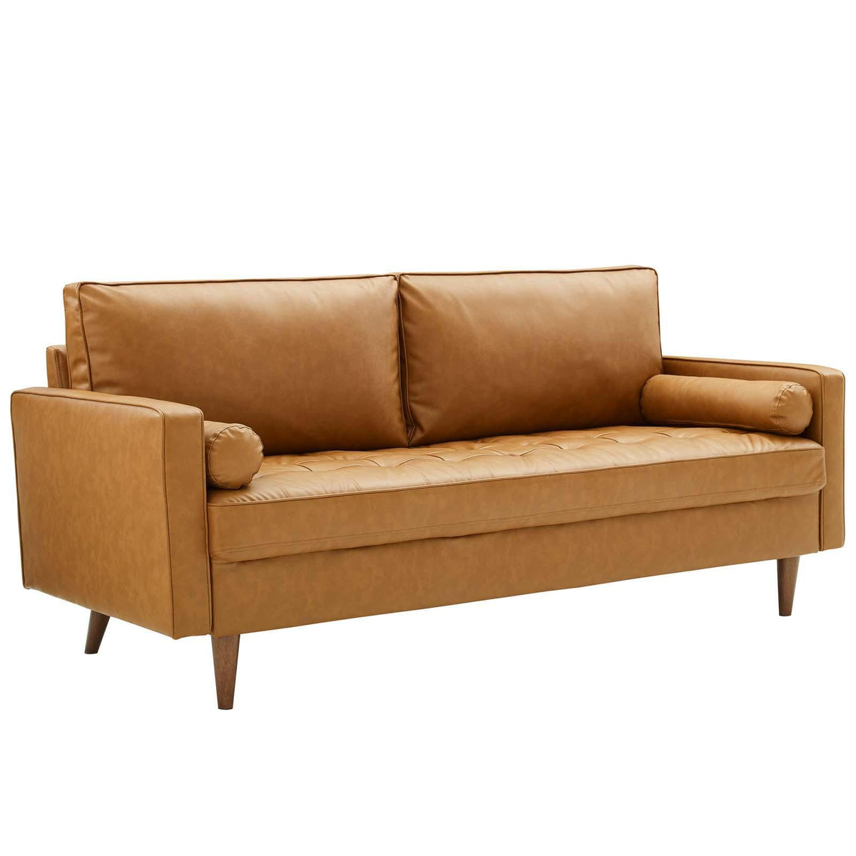 Modway Furniture Modern Valour Upholstered Faux Leather Sofa - EEI-3765