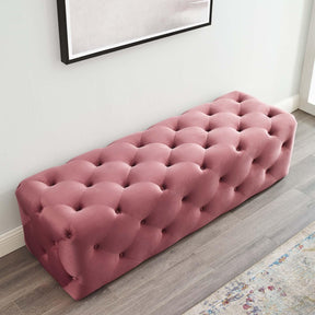 Modway Furniture Modern Amour 60" Tufted Button Entryway Performance Velvet Bench - EEI-3770