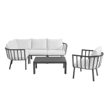 Modway Furniture Modern Riverside 6 Piece Outdoor Patio Aluminum Set - EEI-3795