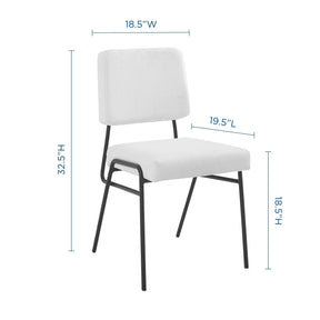 Modway Furniture Modern Craft Upholstered Fabric Dining Side Chair - EEI-3805