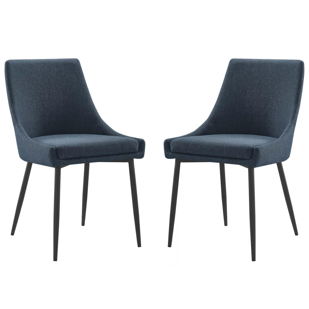 Modway Furniture Modern Viscount Upholstered Fabric Dining Chairs - Set of 2 - EEI-3809