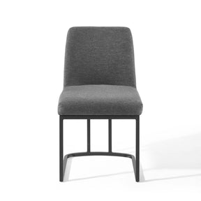 Modway Furniture Modern Amplify Sled Base Upholstered Fabric Dining Side Chair - EEI-3811