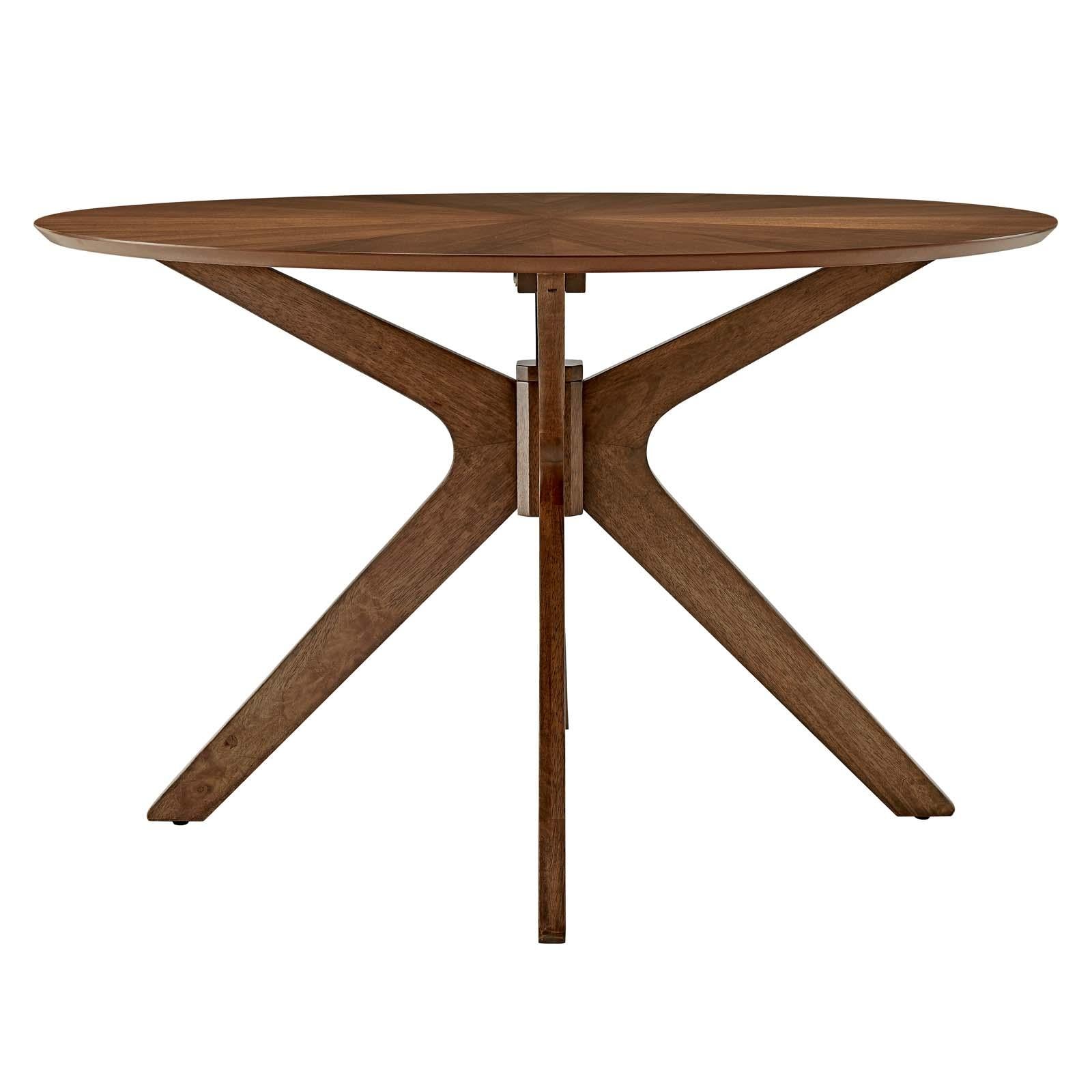 Modway Furniture Modern Crossroads 47" Round Wood Dining Table - EEI-3847