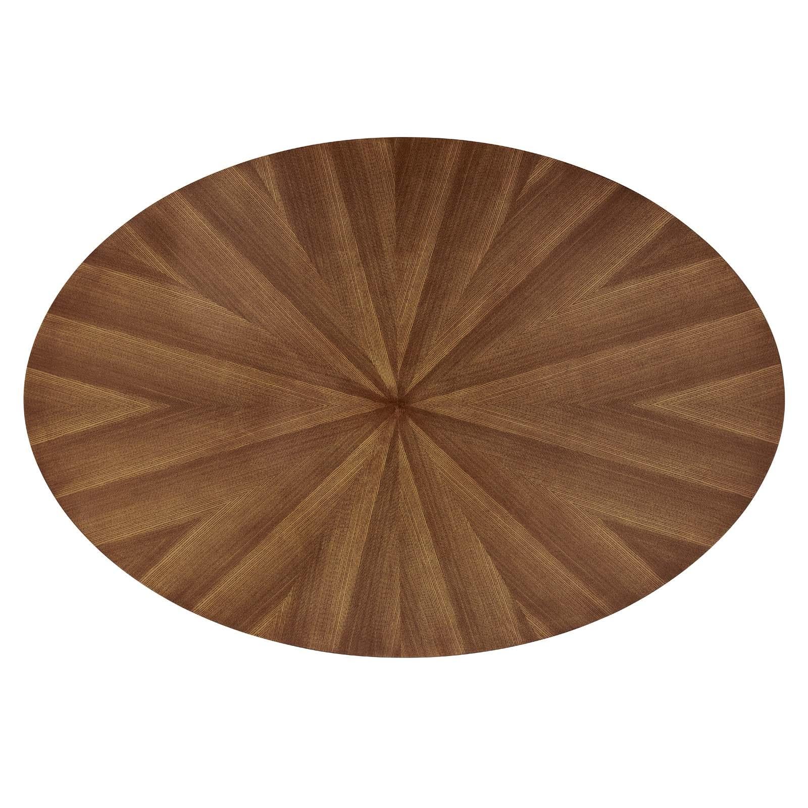 Modway Furniture Modern Crossroads 63" Oval Wood Dining Table - EEI-3848