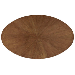 Modway Furniture Modern Crossroads 71" Oval Wood Dining Table - EEI-3849