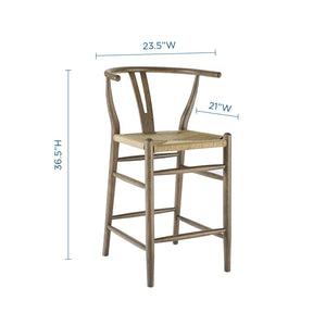 Modway Furniture Modern Amish Wood Counter Stool - EEI-3850