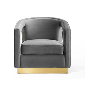 Modway Furniture Modern Frolick Performance Velvet Armchair - EEI-3888