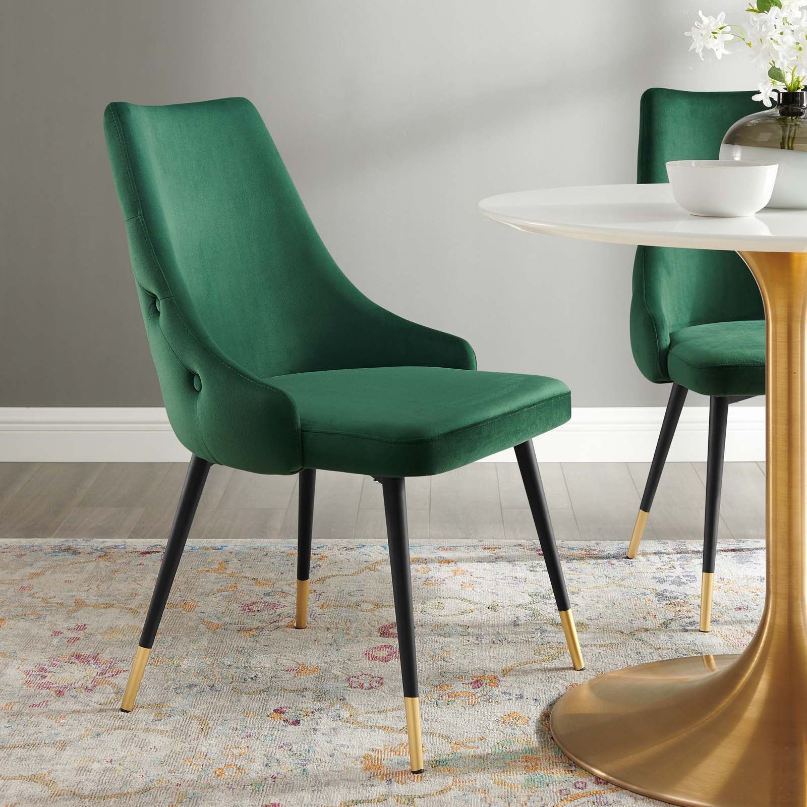 Modway Furniture Modern Adorn Tufted Performance Velvet Dining Side Chair - EEI-3907