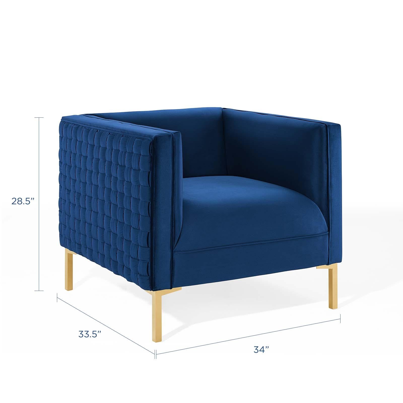 Modway Furniture Modern Resonate Performance Velvet Armchair - EEI-3916