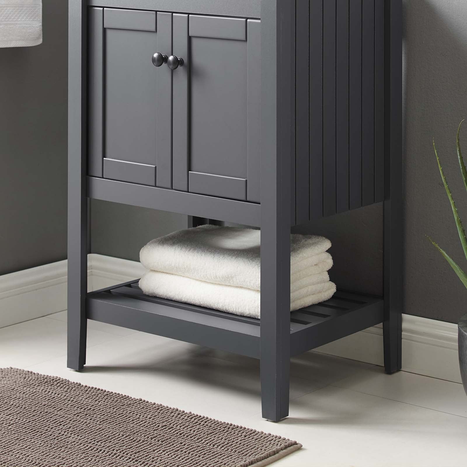 Modway Furniture Modern Prestige 23" Bathroom Vanity Cabinet (Sink Basin Not Included) - EEI-3919