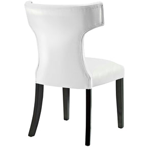 Modway Furniture Modern Curve Vinyl Dining Chair - EEI-3922