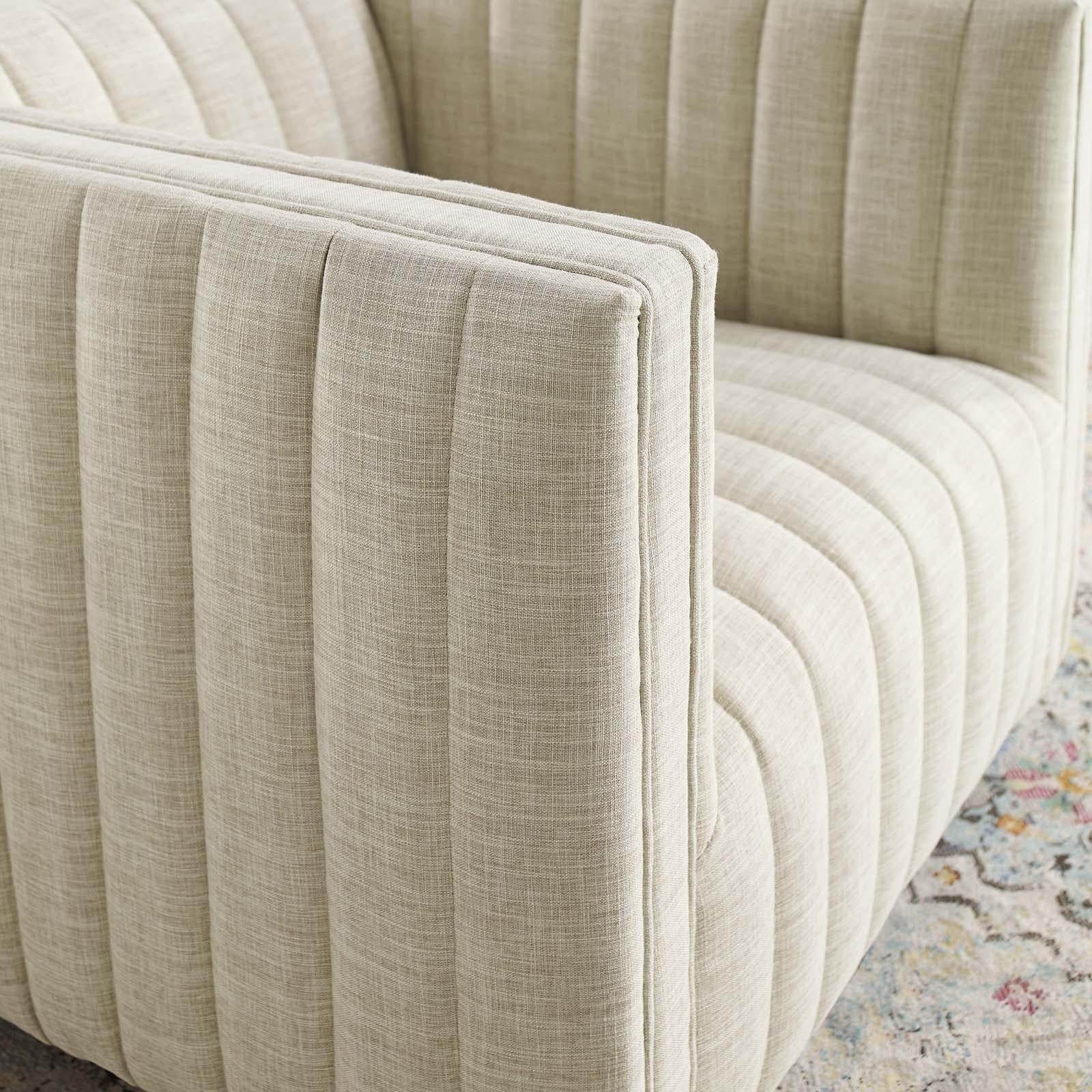 Modway Furniture Modern Conjure Tufted Swivel Upholstered Armchair - EEI-3926