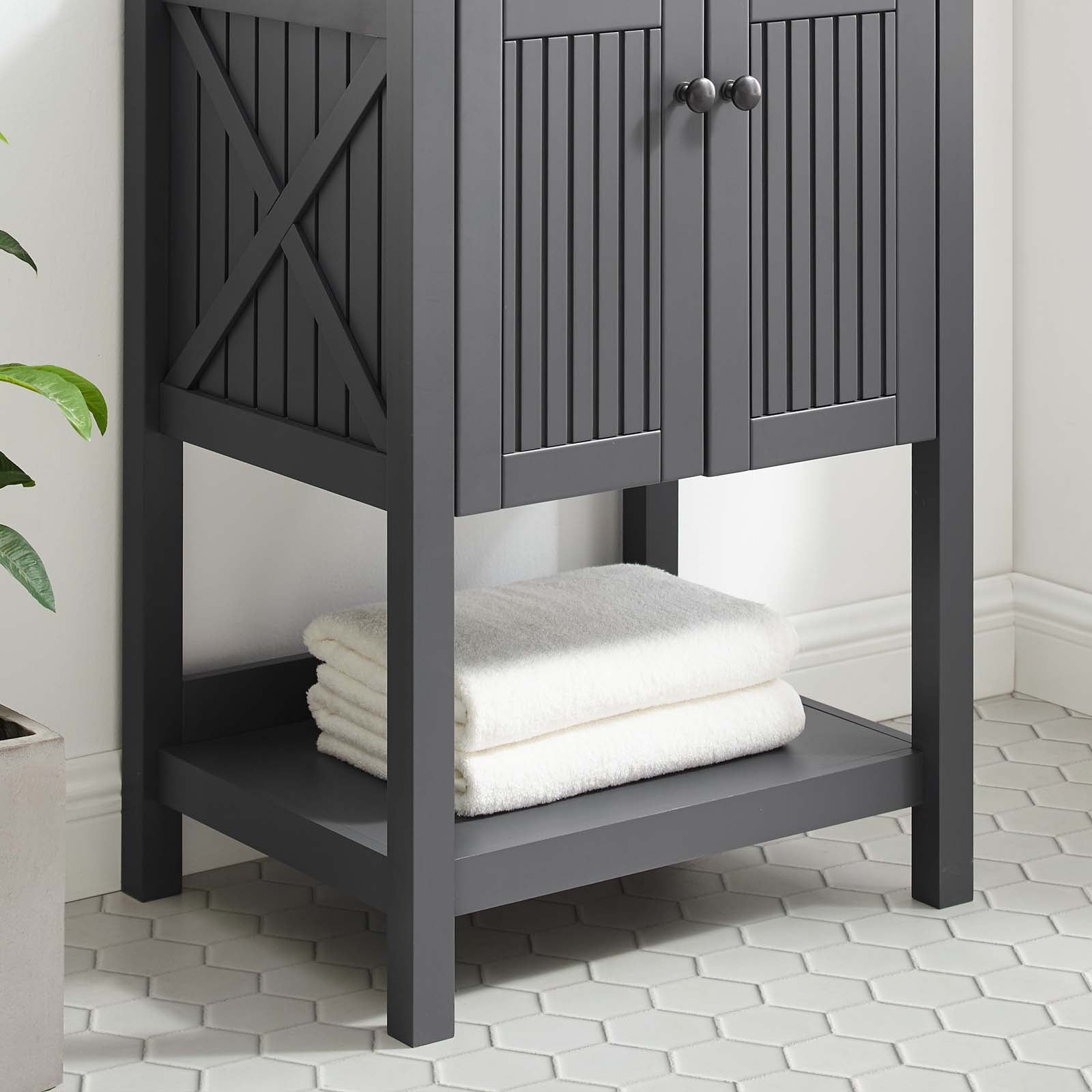 Modway Furniture Modern Steam 23" Bathroom Vanity Cabinet (Sink Basin Not Included) - EEI-3942