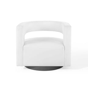 Modway Furniture Modern Spin Cutaway Performance Velvet Swivel Armchair - EEI-3947