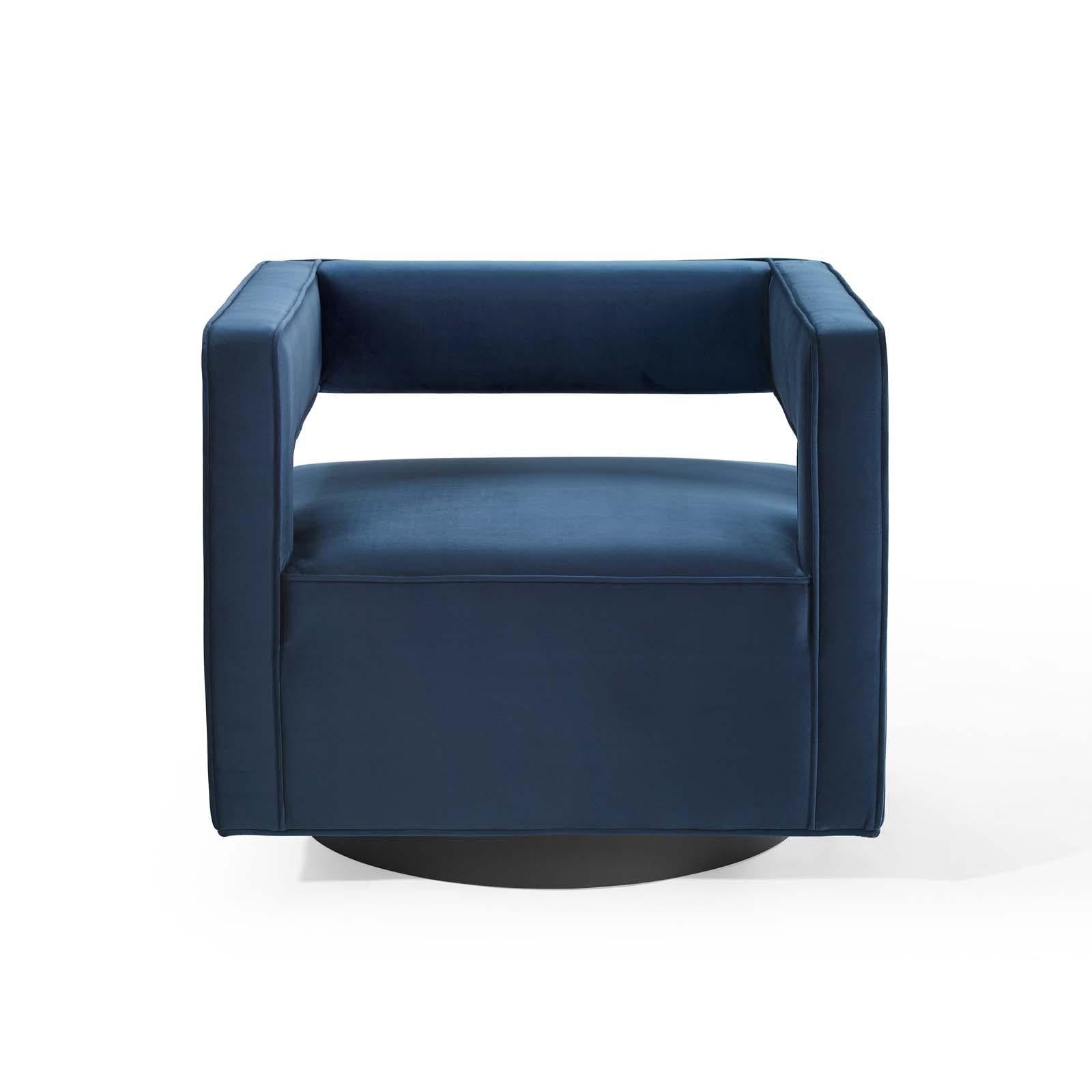 Modway Furniture Modern Booth Performance Velvet Swivel Armchair - EEI-3948