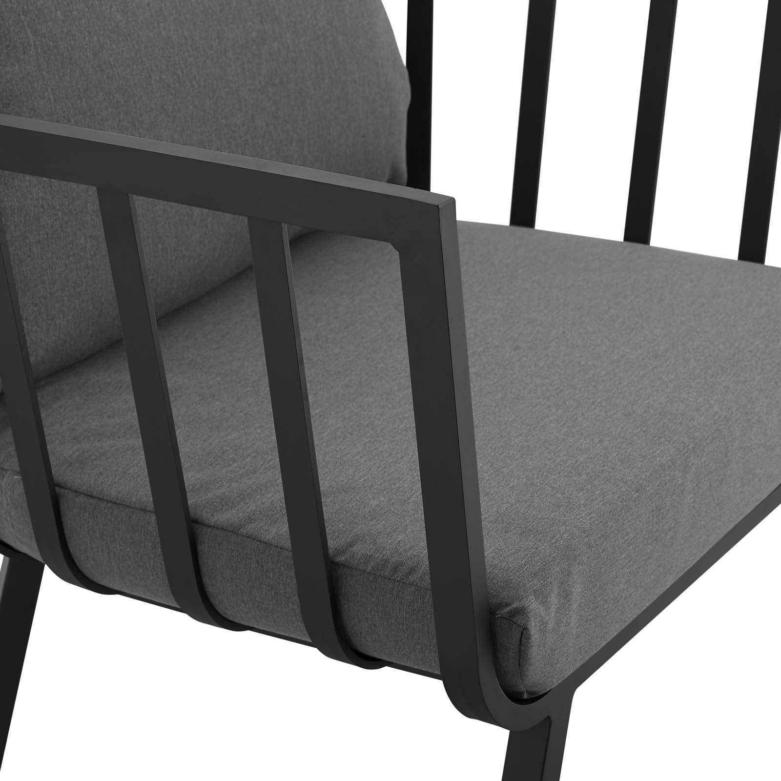 Modway Furniture Modern Riverside Outdoor Patio Aluminum Armchair Set of 2 - EEI-3960