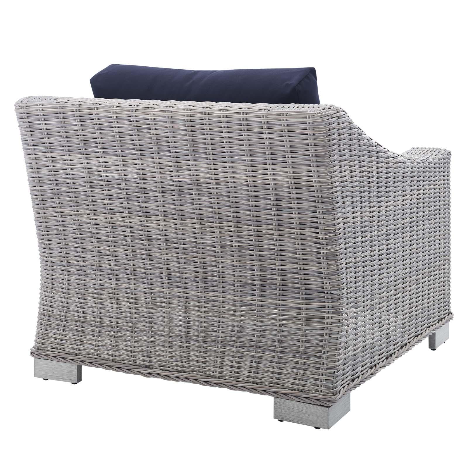 Modway Furniture Modern Conway Sunbrella® Outdoor Patio Wicker Rattan Armchair - EEI-3972
