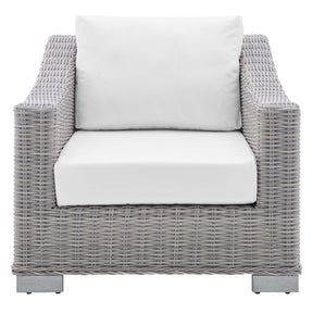 Modway Furniture Modern Conway Sunbrella® Outdoor Patio Wicker Rattan Armchair - EEI-3972