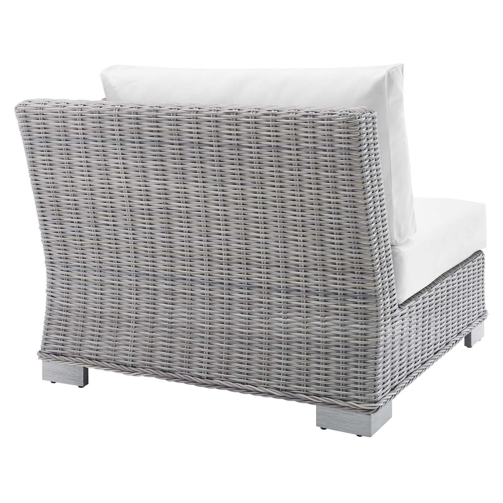 Modway Furniture Modern Conway Sunbrella® Outdoor Patio Wicker Rattan Right-Arm Chair - EEI-3976