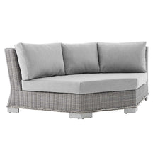 Modway Furniture Modern Conway Sunbrella® Outdoor Patio Wicker Rattan Round Corner Chair - EEI-3979
