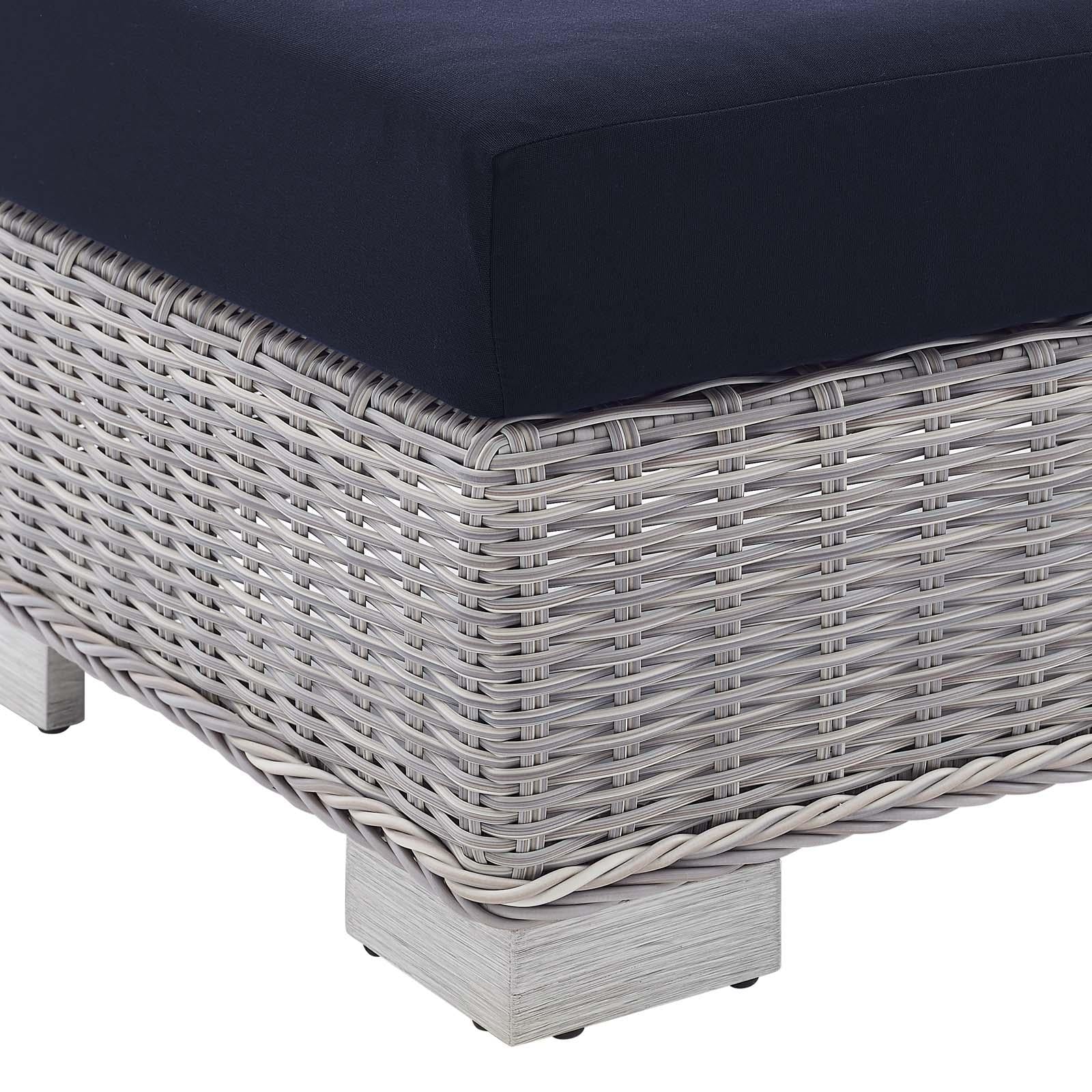 Modway Furniture Modern Conway Sunbrella® Outdoor Patio Wicker Rattan Armless Chair - EEI-3980