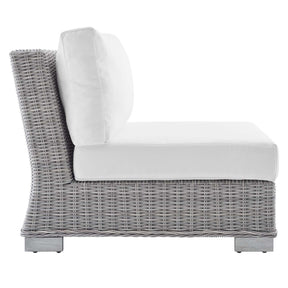 Modway Furniture Modern Conway Sunbrella® Outdoor Patio Wicker Rattan Armless Chair - EEI-3980