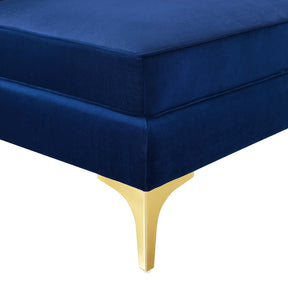 Modway Furniture Modern Triumph Channel Tufted Performance Velvet Sectional Sofa Corner Chair - EEI-3983