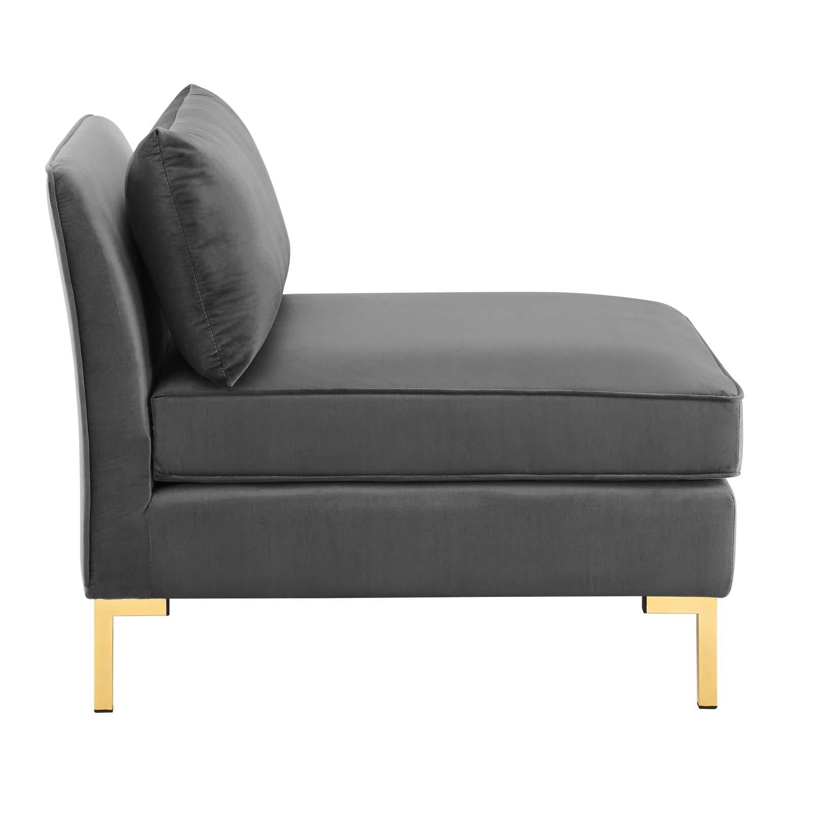 Modway Furniture Modern Ardent Performance Velvet Armless Chair - EEI-3986